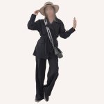 ست دو تکه زنانه کت شلوار مدل مینیمال مدرن | پروشات