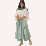 ست دو تکه زنانه شومیز دامن شلواری مدل مربعی کژوال اسپرت | پروشات