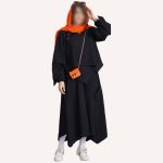 ست دو تکه زنانه شومیز دامن شلواری مدل مثلثی کژوال اسپرت | پروشات