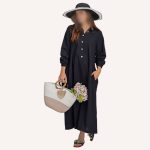 پیراهن بلند زنانه مدل رها کژوال ماکسی | پروشات